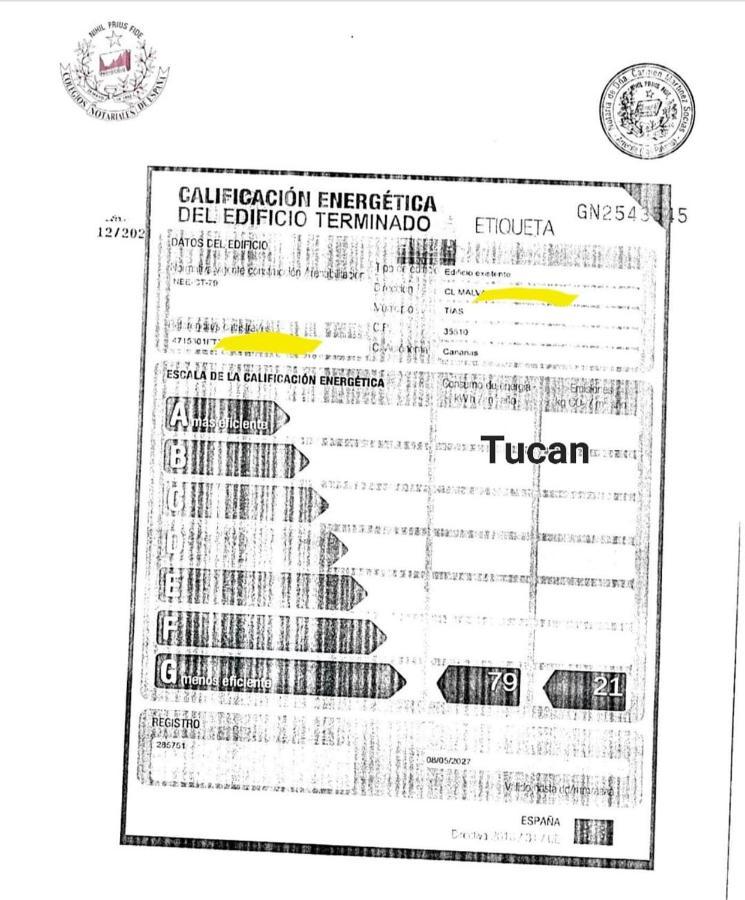 Vivienda Vacacional El Tucan Tías Extérieur photo